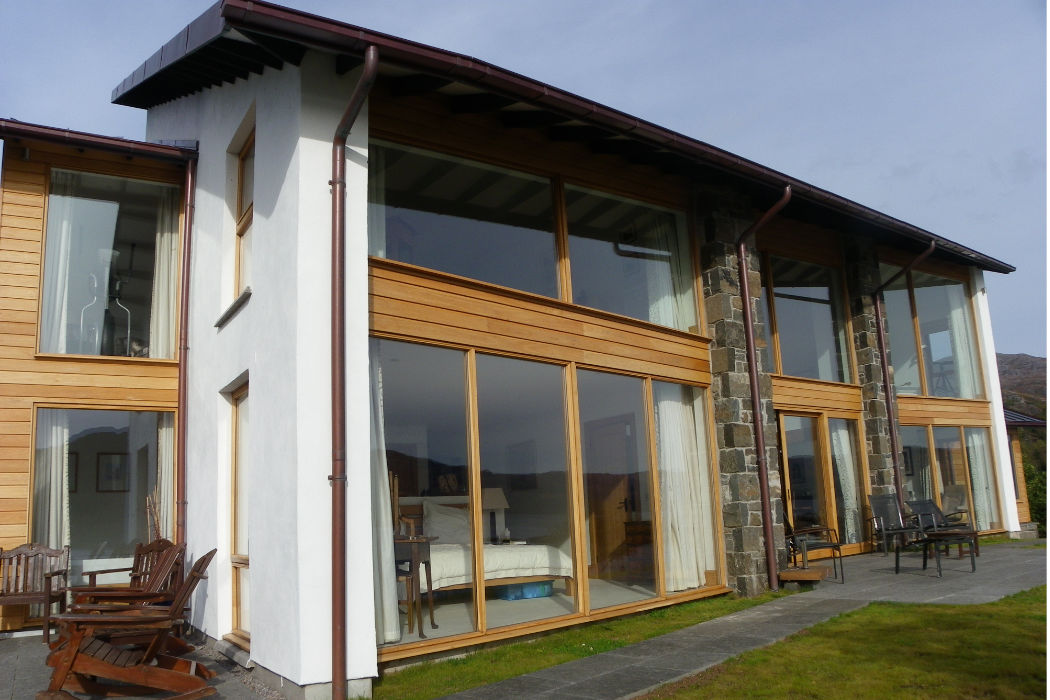 Aluminium windows realisation in Edinburgh - Uniwindows.co.uk